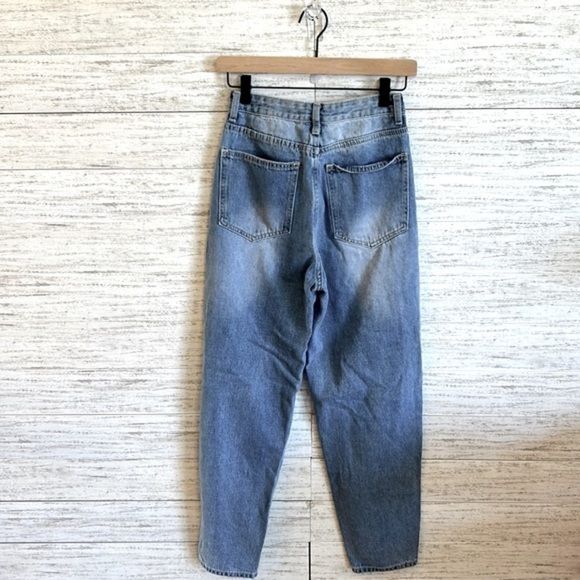 Shein distressed Boyfriend Jeans | SIZE 2 - Picture 3 of 4
